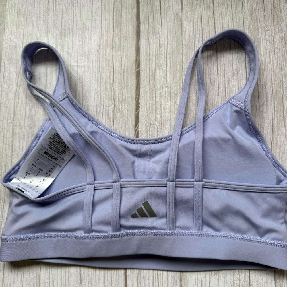 Adidas Training All Me Essentials bra in a purple color - Picture 2 of 3